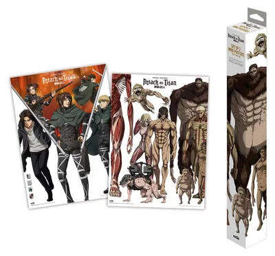 Obrázek produktu pro Erik Editores Attack On Titan Miniposter Jedna velikost
