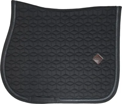 Produktbild von Kentucky Horsewear Springschabracke Glitter Rope Sattelunterlage Schwarz Full