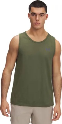 Imagen del producto de Camiseta sin mangas Vanish Elite de Under Armour, color verde, talla M para hombre