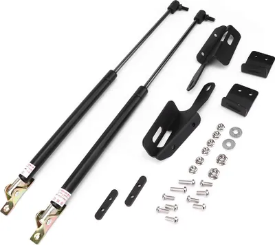 Obrázek produktu pro Kryt motoru, hydraulická tyč, teleskopická podpěra kapoty, nerezová ocel, vhodné pro Jeep Wrangler JK 2007-2017