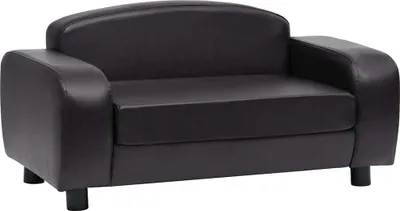 Obrázek produktu pro vidaXL Pohovka pro psy černá 80x50x40 cm umělá kůže
