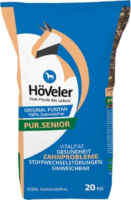 A bag of horse feed.