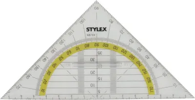 Produktbild von Geo-Dreieck / Geometriedreieck / 16cm / mit Griff