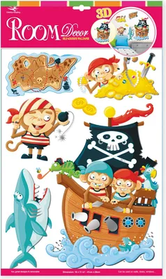 Produktbild von Dekosticker „Piratenaffen“