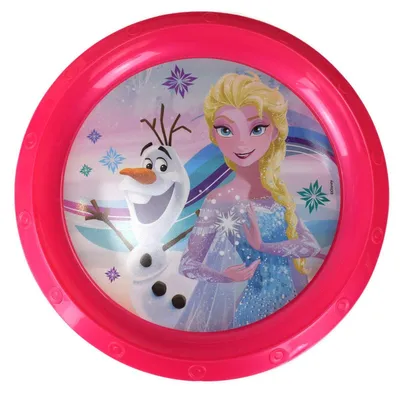 Obrázok produktu pre Plastový tanier Ø22 pre deti Disney Frozen alebo Peppa Wutz