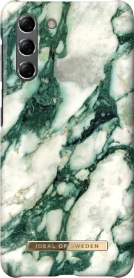 Image de iDeal of Sweden Galaxy S21 Case - Calacatta Emerald Marble