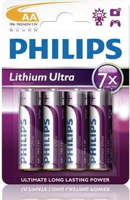 Produktbild von Ultra Lithium AA FR06 4er Pack