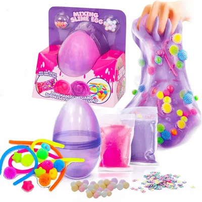Obrázek produktu pro Namíchejte si vlastní slizové vajíčko - mix barev.