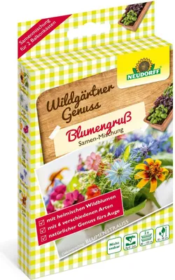 Produktbild von Neudorff WildgärtnerGenuss Blumengruß 2 x 2 g Samen Mischung