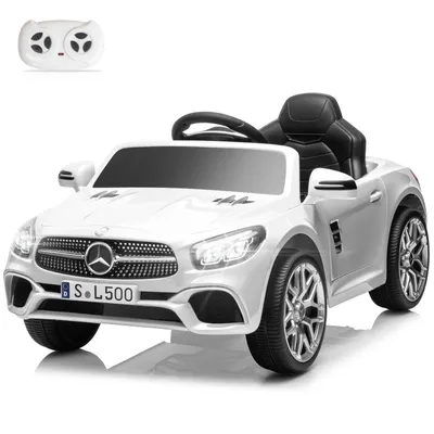 Produktbild von FCH Elektroauto Kinderauto Mercedes-Benz SL500, Kinder-Elektroauto mit 2,4G Fernbedienung ,12V,Weiss