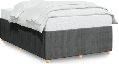 Obrázek produktu pro vidaXL Rám postele bez matrace tmavě šedý 120x200 cm látka