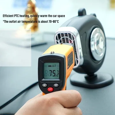 Zdjęcie produktu dla Przenośna nagrzewnica samochodowa 12V/24V Wentylator odmgławiacza