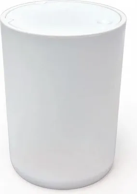 Image de Poubelle de Salle de Bain TODAY UTILITY, 8,5 L, Ø 21 x H 29 cm, Polypropylène, Blanc