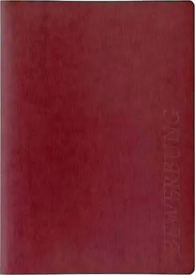 Produktbild von BRUNNEN Bewerbungsmappe 3-teilig rot LINES 102012920