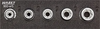 Produktbild von Hazet  TORX® Steckschlüssel-Satz (1/12), 900-E/5