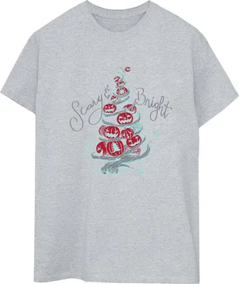Produktbild von Disney - "The Nightmare Before Christmas" T-Shirt für Damen BI41811 (XXL) (Grau)