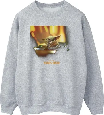 Produktbild von Star Wars - "The Mandalorian" Sweatshirt für Herren BI46696 (XXL) (Grau)