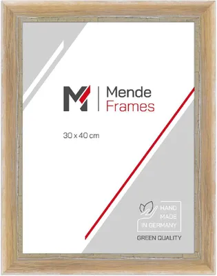 Produktbild von MendeFrames H640 Bilderrahmen Shabby-Chic braun 50x65 cm Klarglas