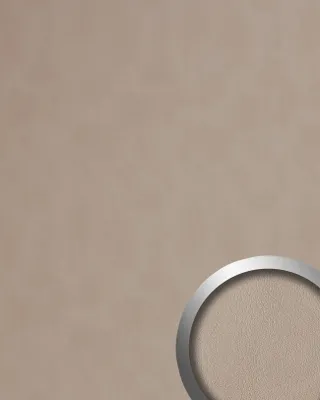 Immagine prodotto di Pannello murale autoadesivo WallFace LEATHER 19023 imitazione della vera pelle liscia beige opaco 2,6 m2