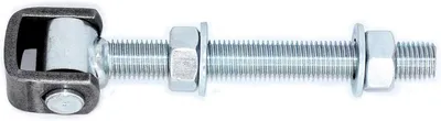 Obrázok produktu pre Pánt M16, pozinkovaná oceľ, 176 mm, určený pre záhradné brány