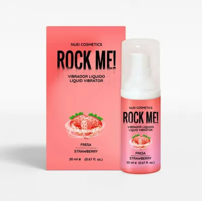 Imagen del producto de NUEI COSMETICS - Rock Me! Vibrador Líquido Fresa 20 ml
