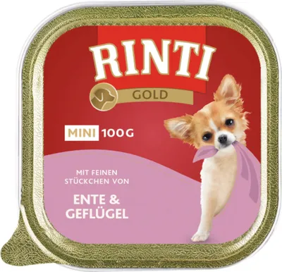 Obrázek produktu pro RINTI 92024, Dospělý jedinec, Jakékoli plemeno, Kachna, Drůbež, 100 g, Bez sóji