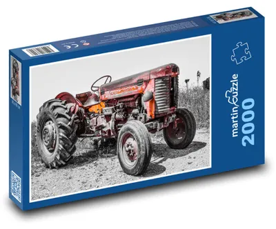 Produktbild von martinpuzzle - Puzzle 2000 Teile - Traktor - Bauernhof, Landschaft