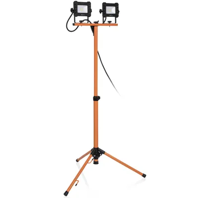 Produktbild von Smartwares FCL-80116 Innen- und Außenbereich LED-Arbeitsleuchte, 20 W, LED, 2 Glühbirne(n), IP65, Schwarz, Gelb, Freistehende Arbeitsleuchte