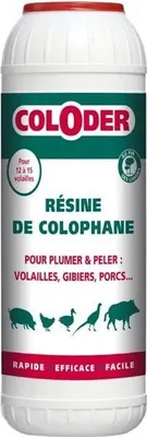 Produktbild von SANITERPEN COLODER Kolophoniumharz, 600 g, Zum Rupfen von Geflügel, Natürlichen Ursprungs