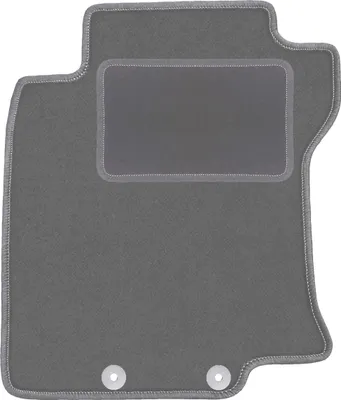 Image de Tapis de sol conducteur en velours graphite adapté au Nissan X-Trail III T32 (2013-2017, SUV) – avec fixations – ajustement parfait