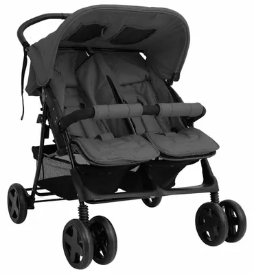 Zdjęcie produktu dla Wózek dla bliźniąt - Wózek dla bliźniąt typu buggy - Wózek dwójny - Wózek dwójny typu buggy - Wózek tandem - Rama stalowa