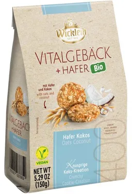 Produktbild von Wicklein Vitalgebäck + Hafer Kokos 150g