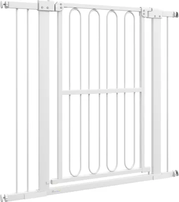 Produktbild von Türschutzgitter Hund, 76-104 cm Absperrgitter ohne Bohren, Treppengitter
