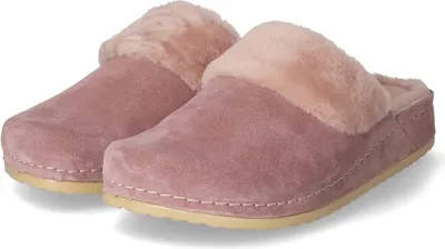 Produktbild von Kaerlek Damen Pantoffeln/ Hausschuhe NANA Rosa Rauleder Größe: 41