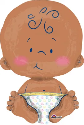 Immagine prodotto di palloncino in foil baby 40 x 60 cm foil beige