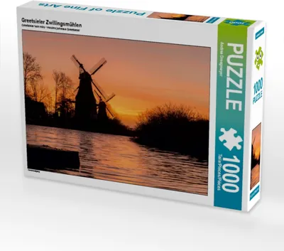 Produktbild von Calvendo Greetsieler Zwillingsmühlen 1000 Teile Puzzle quer 640x480mm, Dreegmeyer Andrea; 7349261