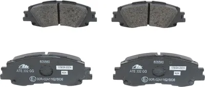 Produktbild von ATE Bremsbeläge Satz Vorne für TOYOTA YARIS (P21, PA1, PH1) 13.0460-5560.2