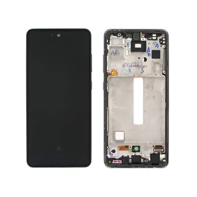 Produktbild von Samsung Display-LCD mit Rahmen GH82-26861A GH82-26863A Galaxy A52S 5G A528 Schwarz Original Service Pack