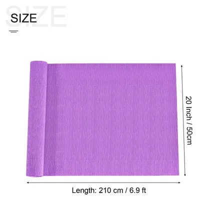 Produktbild von Krepppapier Veilchenblau, 2.1m x 59m Floristen Krepp Papier Bunt fš¹r Handwerke, Party, Schulpapier, Kr?uselpapier, Verpackung, Blumen DIY