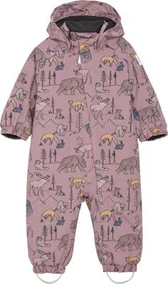 Produktbild von COLORKIDS Baby Coverall - AOP 4200_Woodrose 104