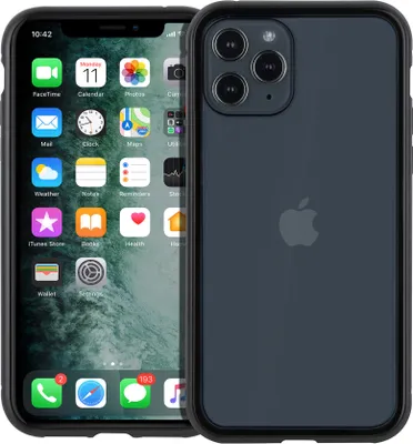 Produktbild von Uniq accessory Apple iPhone 11 Pro Black Back cover case - Glass and metal