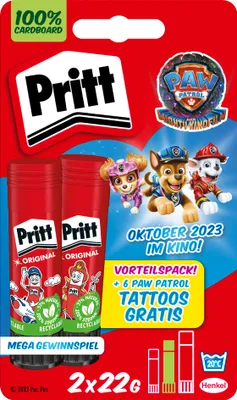 Produktbild von Pritt Klebestift 2x22g Alles steht Kopf 2 Design BTS2024 retail