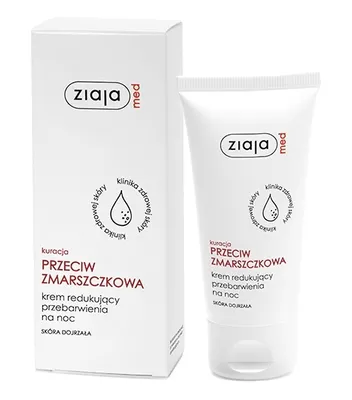 Productafbeelding van Ziaja Med, Reducerende crème voor pigmentvlekken, nachtcrème, 50 ml