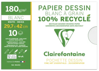 Image de Cahier de papier à dessin RC A3, 12 feuilles, 180 g