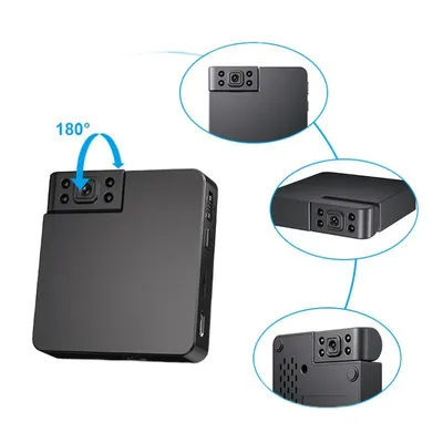 Produktbild von AIORBER WLAN Mini Kamera mit Nachtsicht, Bewegungserkennung, Loop-Aufnahme, AP Hotspot, Fernüberwachung, 128GB Unterstützung, für Jede Umgebung