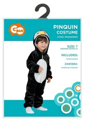 Immagine prodotto di Costume per bambini, Pinguino, taglia 92/104 cm - Godan