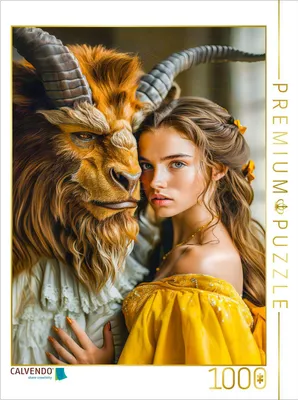 Produktbild von CALVENDO Puzzle Die Schöne und das Biest | 1000 Teile Lege-Größe 64x48cm Foto-Puzzle für glückliche Stunden