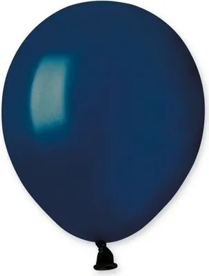 Produktbild von Gemar Kleine Pastellballons, 5 Zoll, Marineblau, 12 cm, 100 Stück.