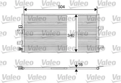 Produktbild von VALEO Kondensator, Klimaanlage  817687