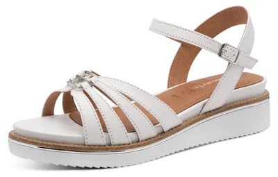 Image de Tamaris - Sandales pour femmes, modèle 32313932313630, couleur blanche, taille 40 (EU)